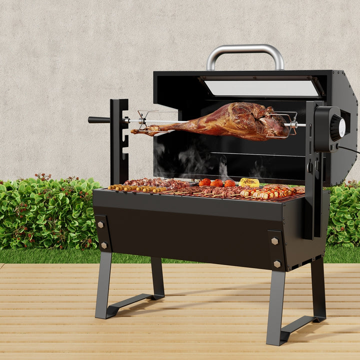 Grillz BBQ Grill Charcoal Electric Smoker Roaster - VogueDecor.au