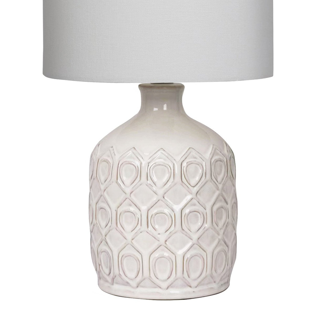 Sarantino Ceramic Table Lamp In Cream - VogueDecor.au