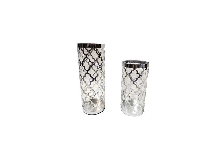 Ava Vase - Small - Silver - VogueDecor.au