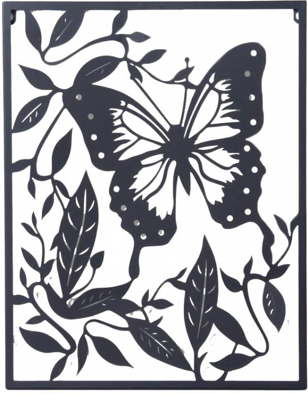 Butterfly Metal Wall Art 37x48cm - VogueDecor.au