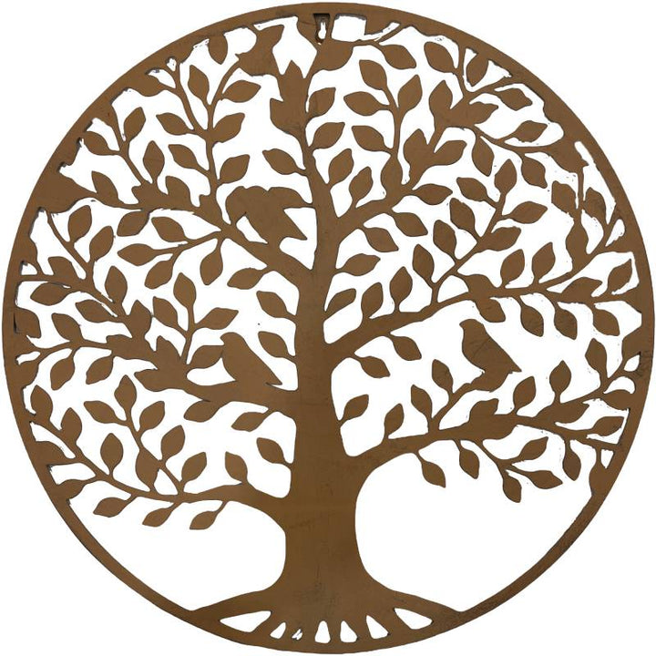 By The Tree Metal Wall Art 59x59cm - VogueDecor.au