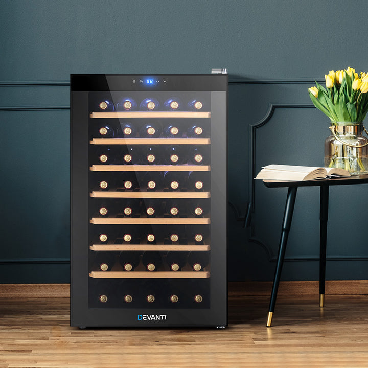 Devanti Wine Fridge Cooler 51 Bottles - VogueDecor.au