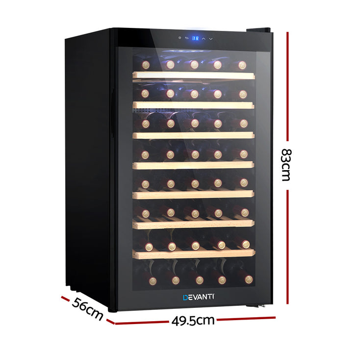 Devanti Wine Fridge Cooler 51 Bottles - VogueDecor.au