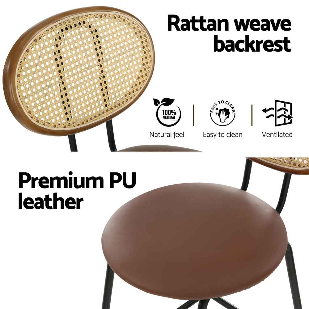 Artiss Bar Table Stools Set Dining Desk Industrial Kitchen Chairs Cafe Pub - VogueDecor.au