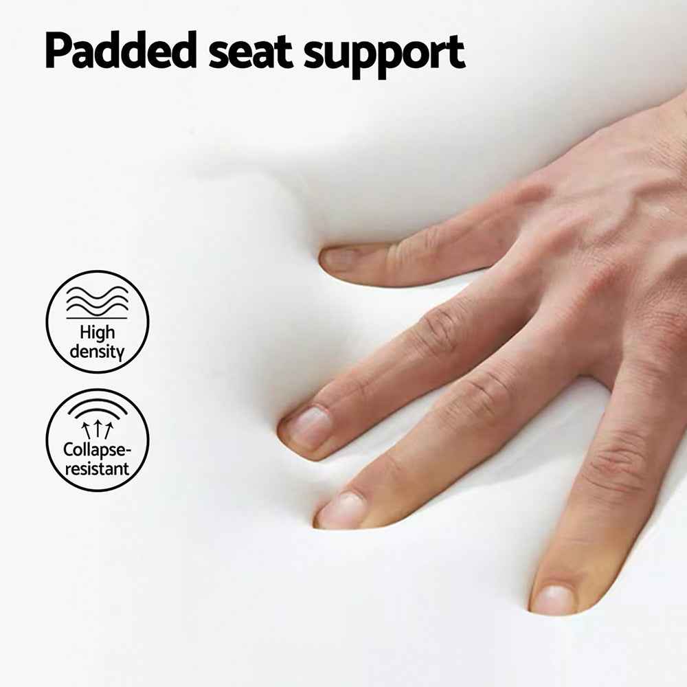 4x Artiss Bar Stools Kitchen Counter Rattan Chairs PU Leather Padding - VogueDecor.au