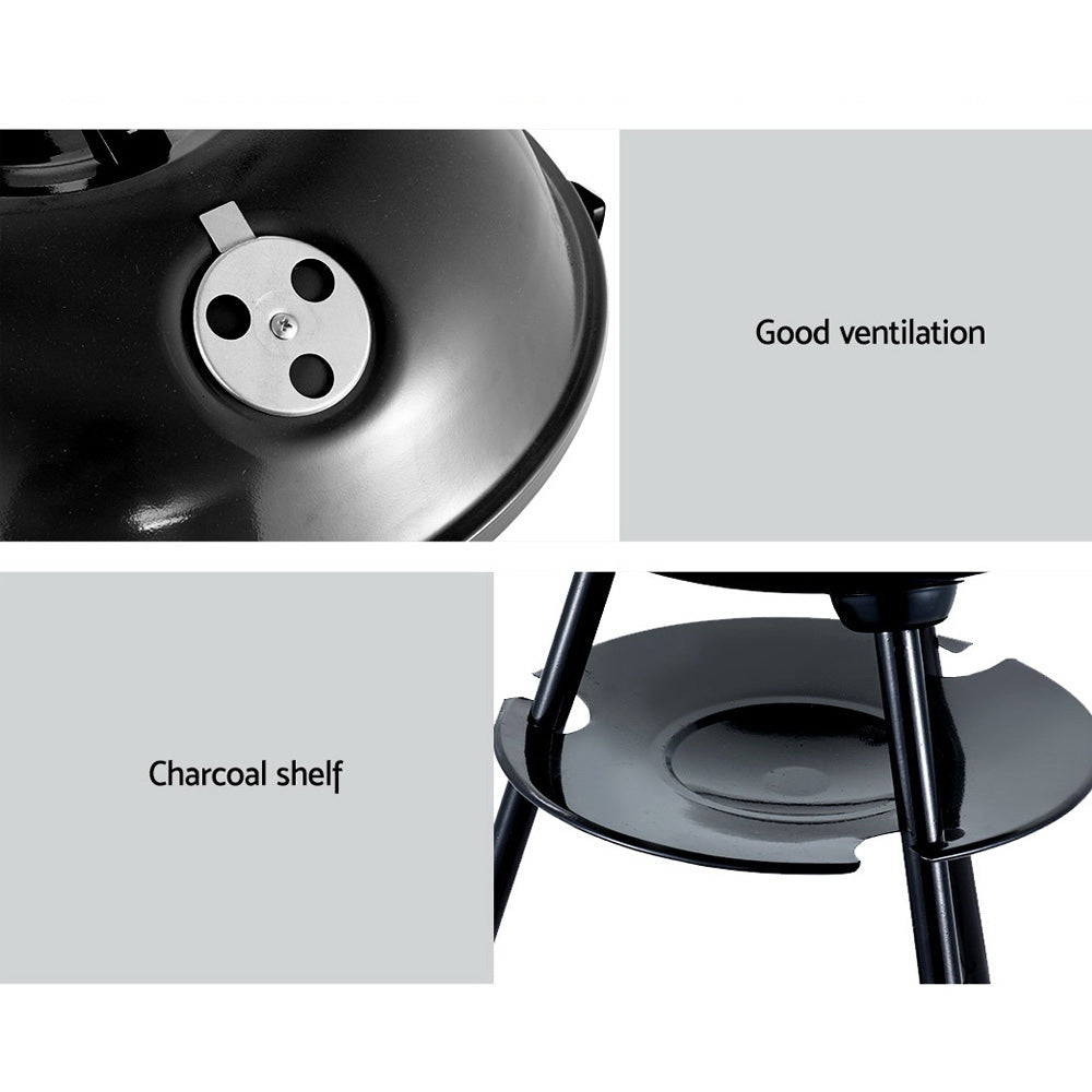 Grillz BBQ Grill Charcoal Smoker - VogueDecor.au