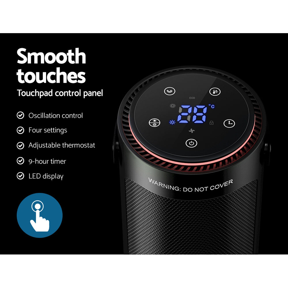 Devanti Ceramic Tower Heater 2000W - VogueDecor.au