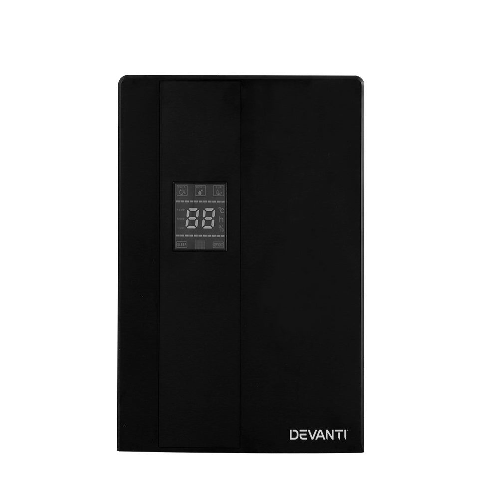 Devanti Dehumidifier 2L Air Purifier Black - VogueDecor.au
