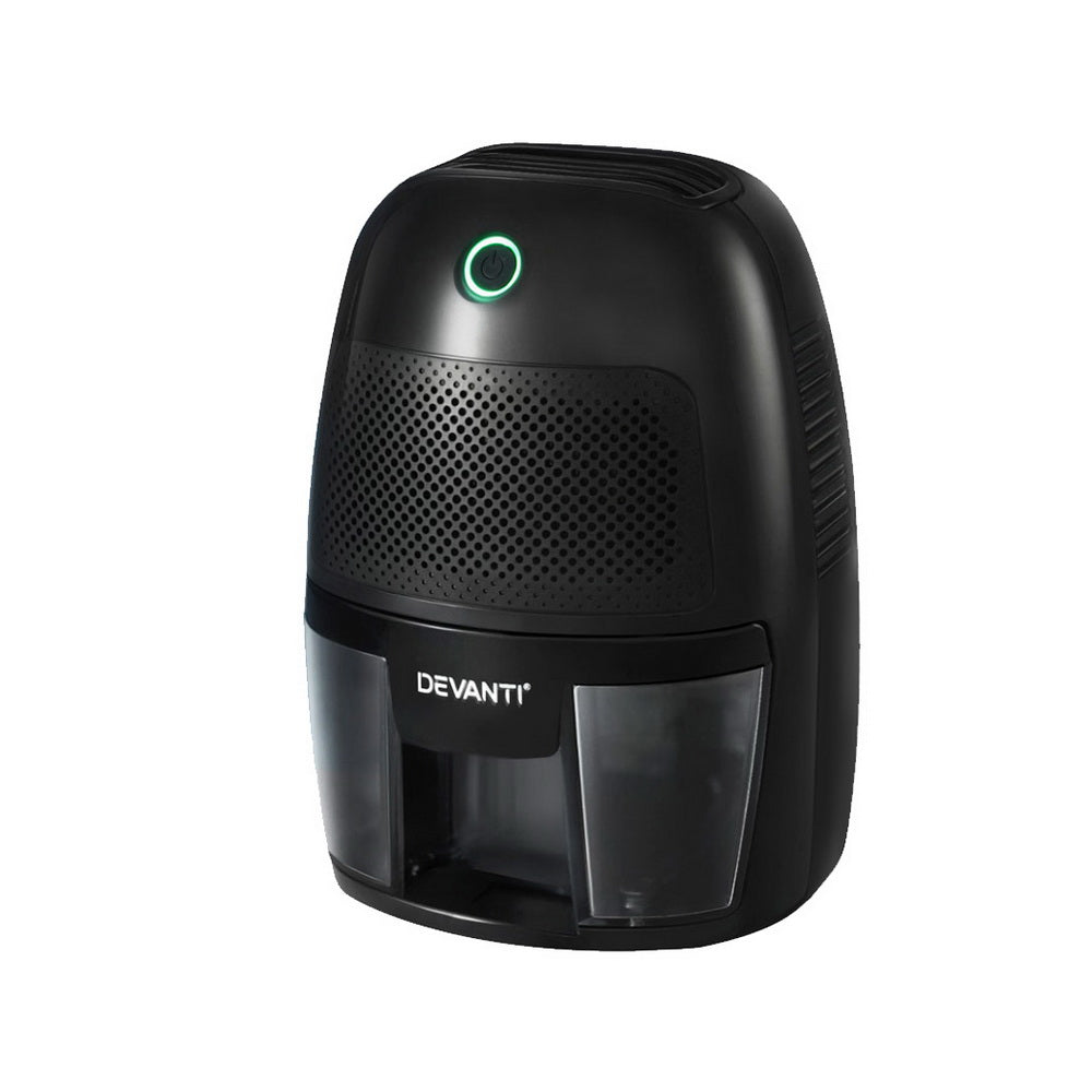 Devanti Dehumidifier 600ML Air Purifier Black - VogueDecor.au