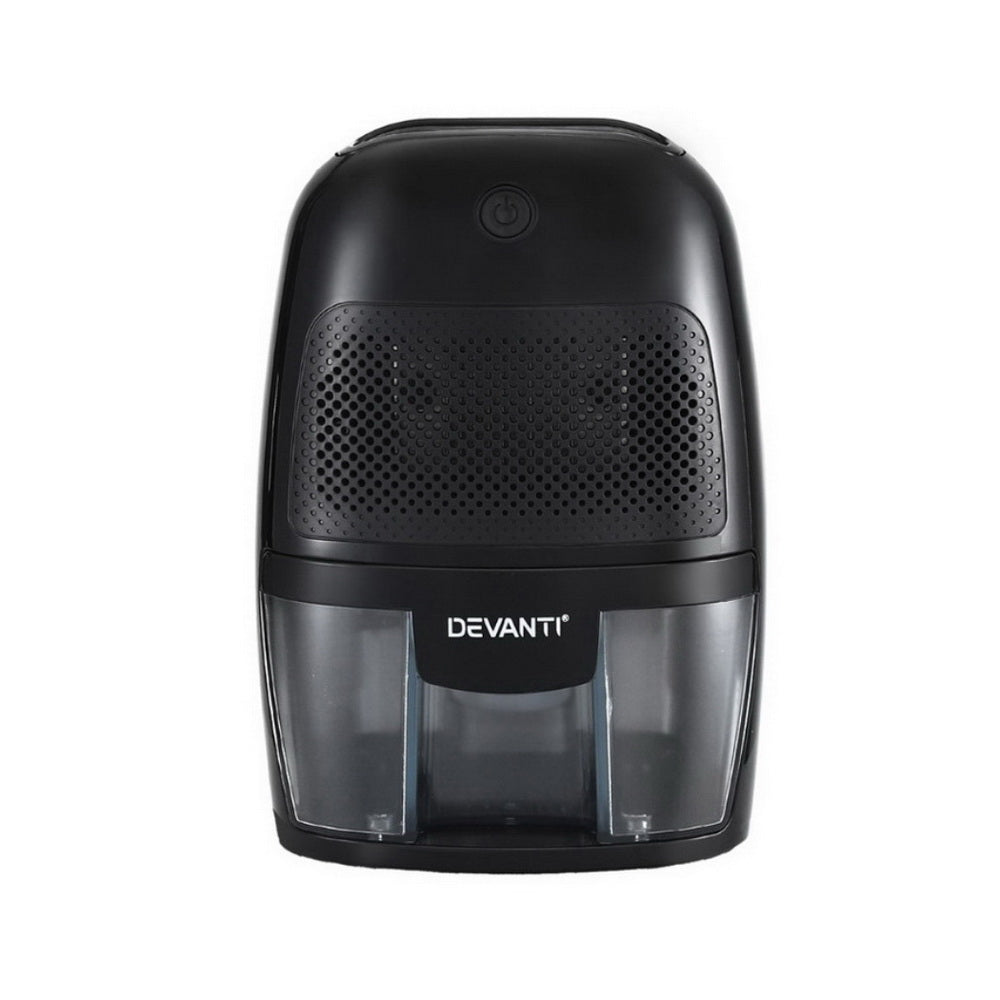 Devanti Dehumidifier 600ML Air Purifier Black - VogueDecor.au