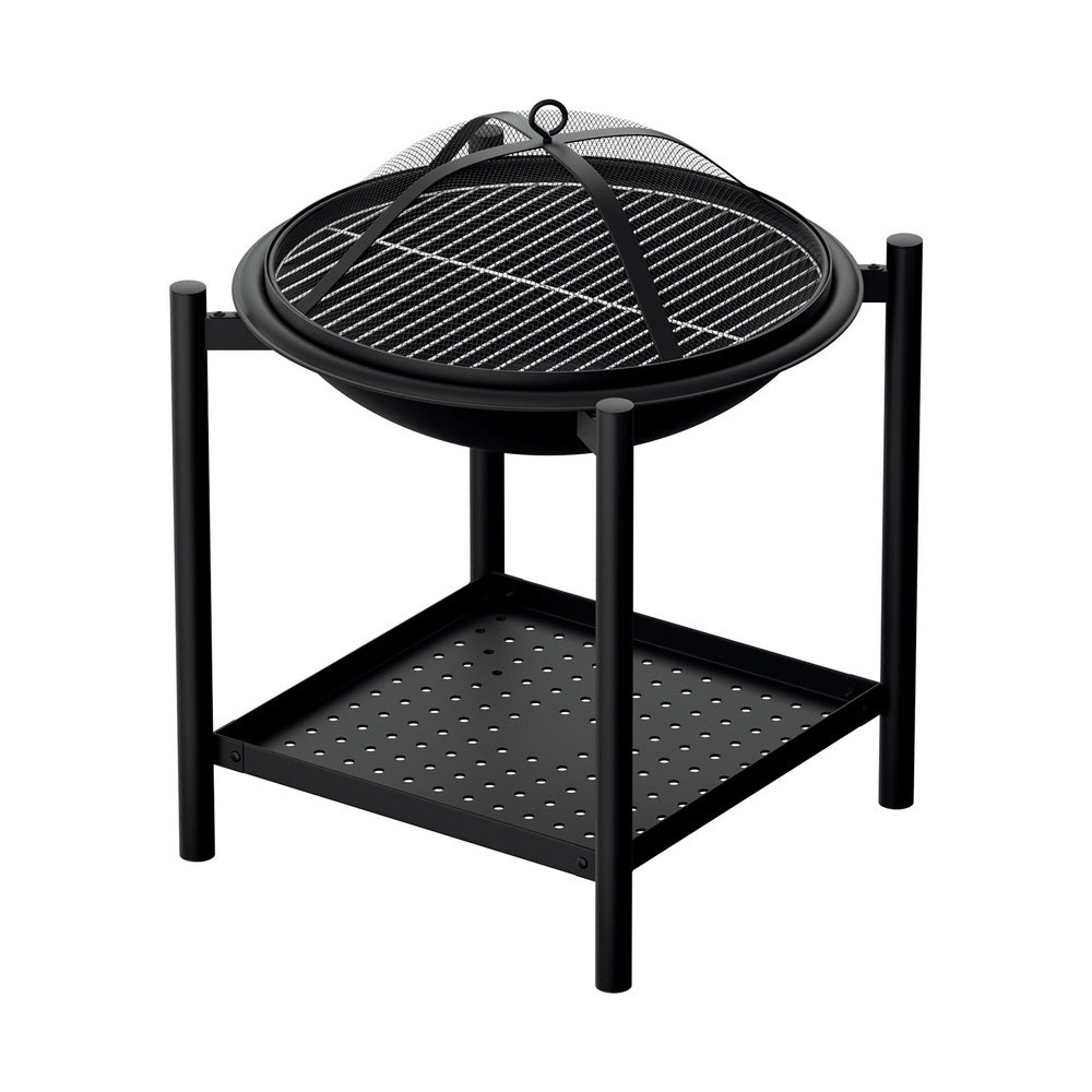 Grillz Fire Pit BBQ Grill 2-in-1 Outdoor - VogueDecor.au