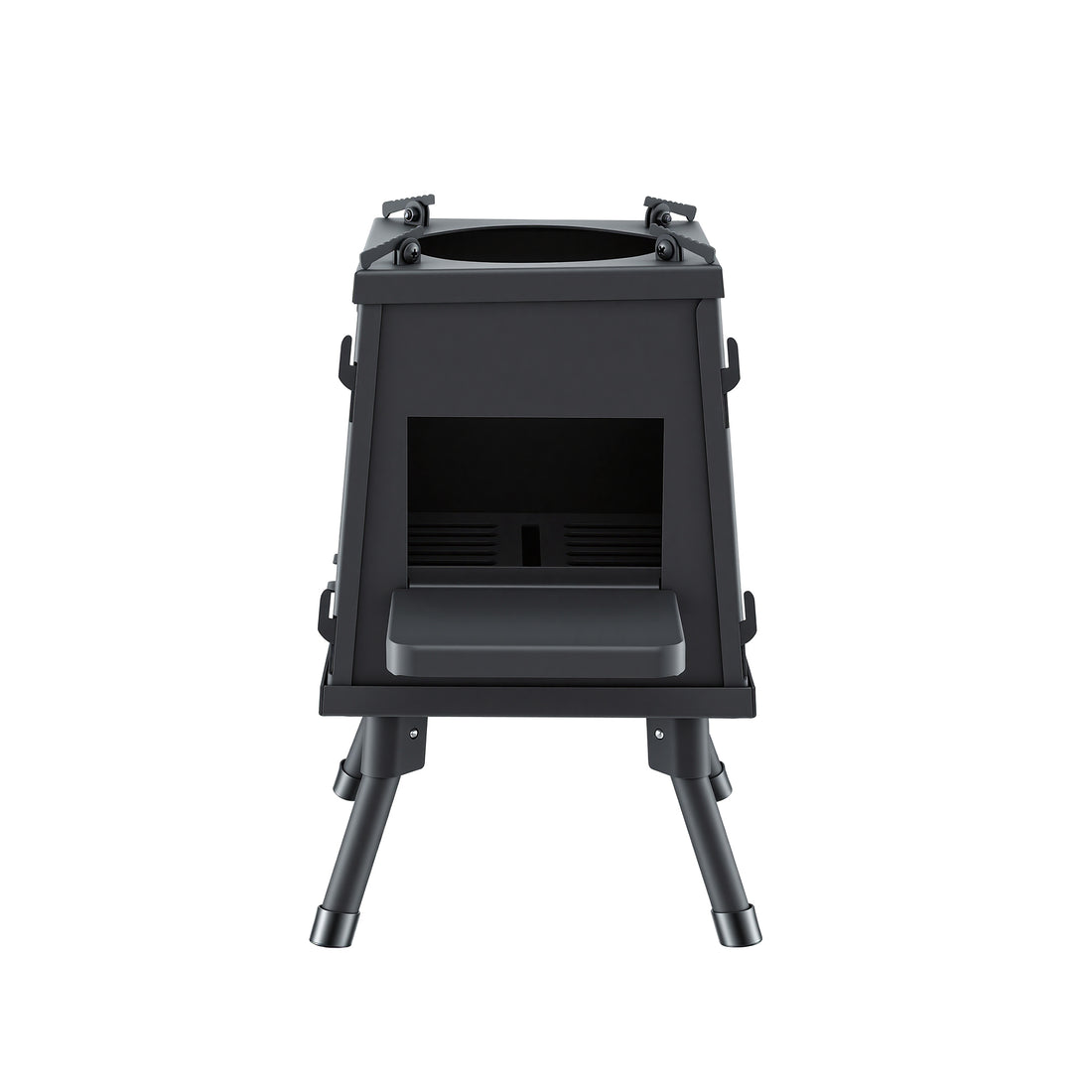 Grillz Fire Pit BBQ Portable Outdoor Fireplace Metal Camping Stove for Boiling Water, BBQ, Picnics