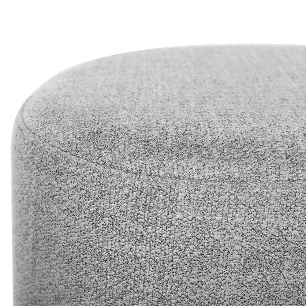 Artiss Ottoman Foot Stool Square Linen Grey - VogueDecor.au