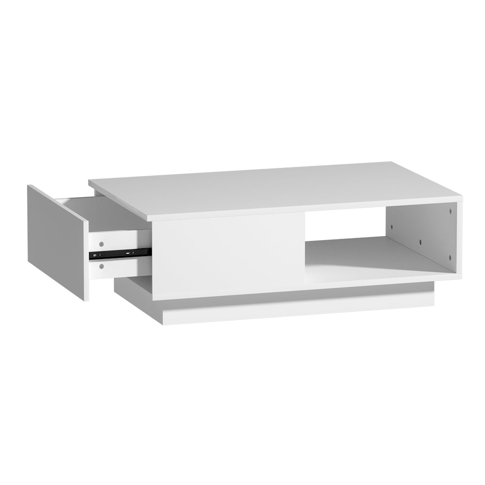 Artiss Coffee Table Led Lights White - VogueDecor.au