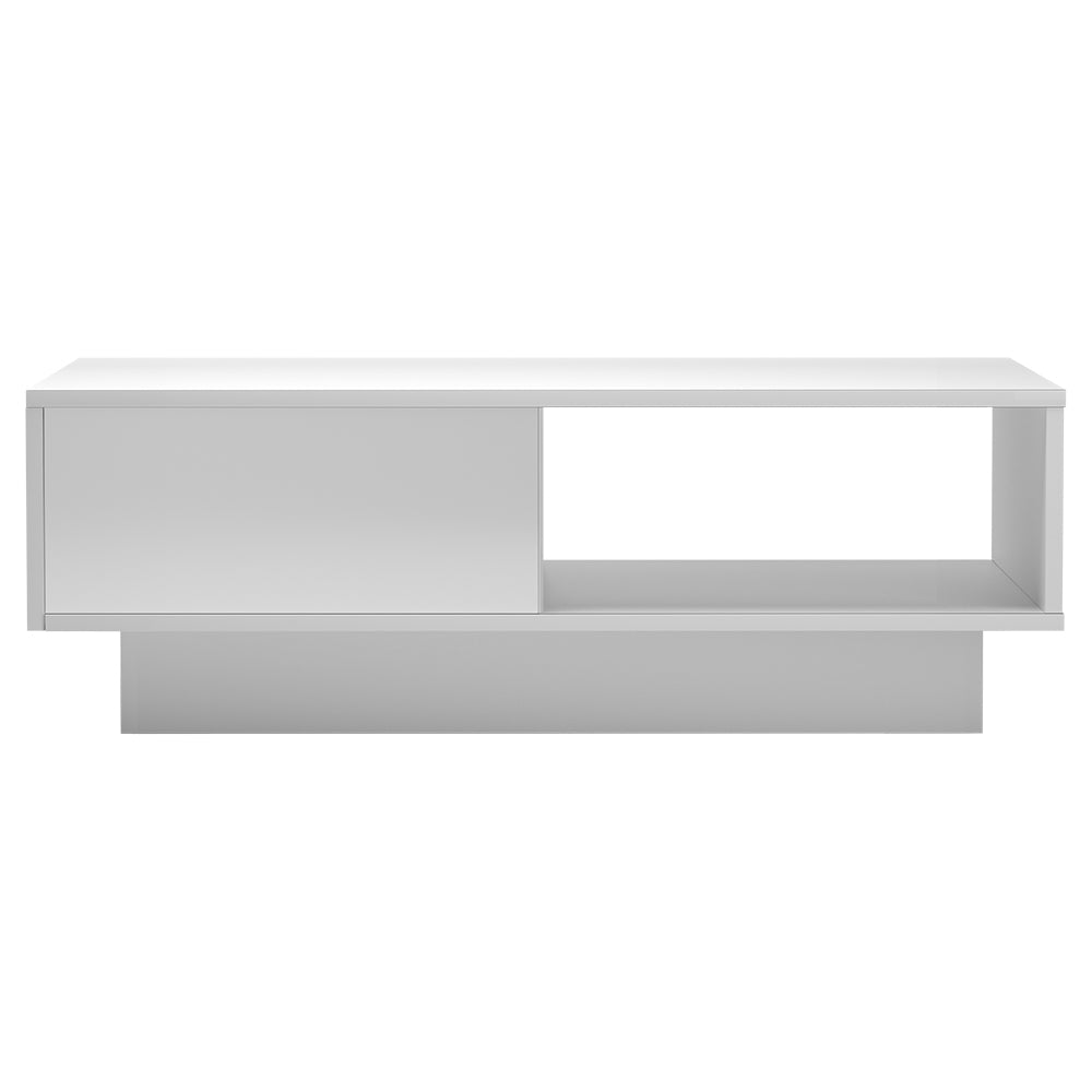 Artiss Coffee Table Led Lights White - VogueDecor.au