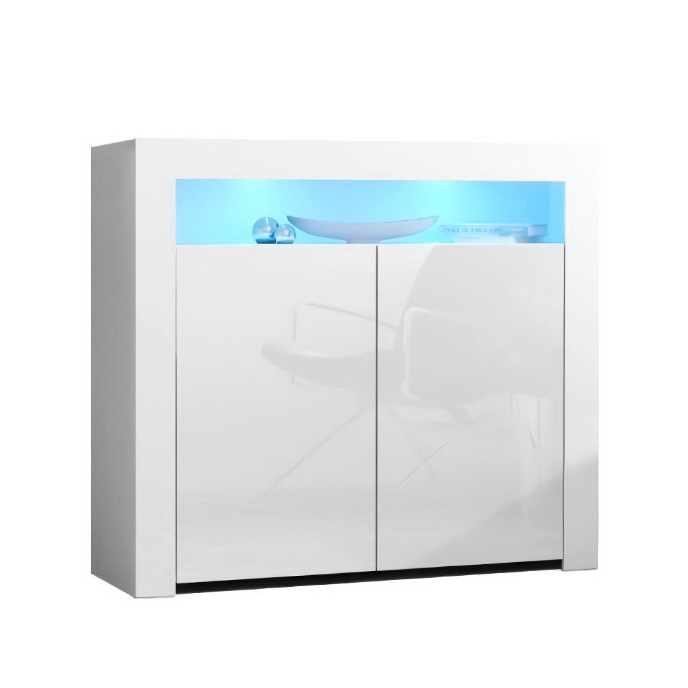 Artiss Buffet Sideboard LED - ARNO White - VogueDecor.au
