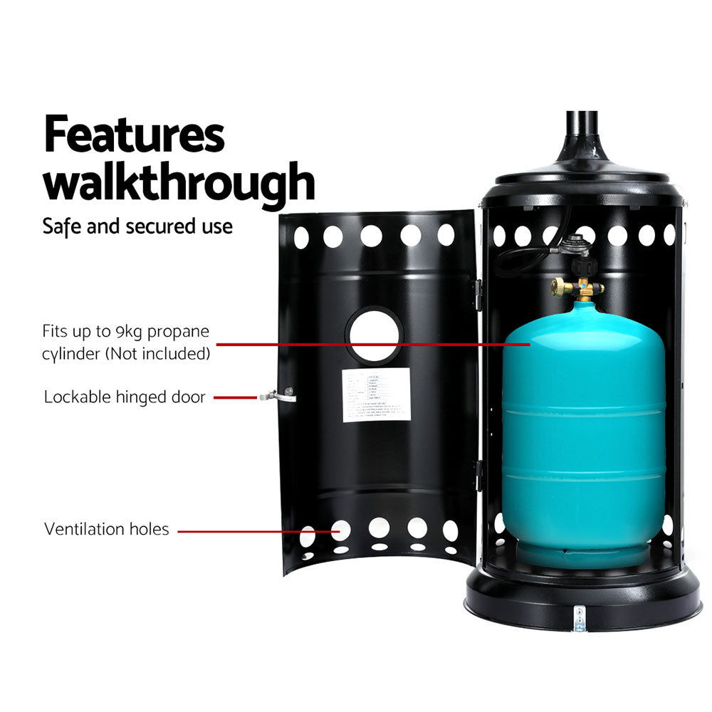 Devanti Outdoor Gas Patio Heater - VogueDecor.au