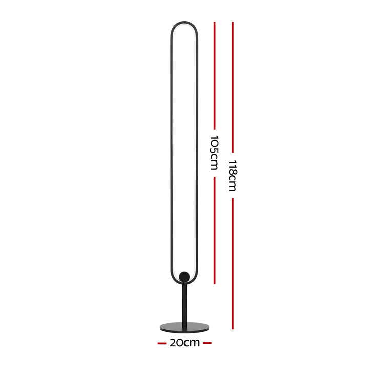 Artiss RGB LED Floor Lamp Remote Control Corner Light Stand Gaming Room 118CM - VogueDecor.au