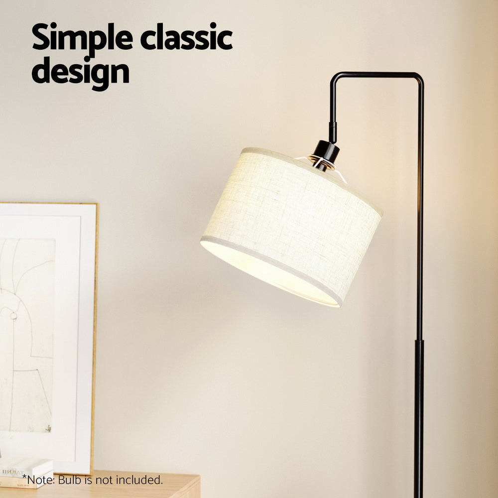 Artiss Floor Lamp 2 Tier Shelf Storage LED Light Stand Home Room Adjustable Head - VogueDecor.au