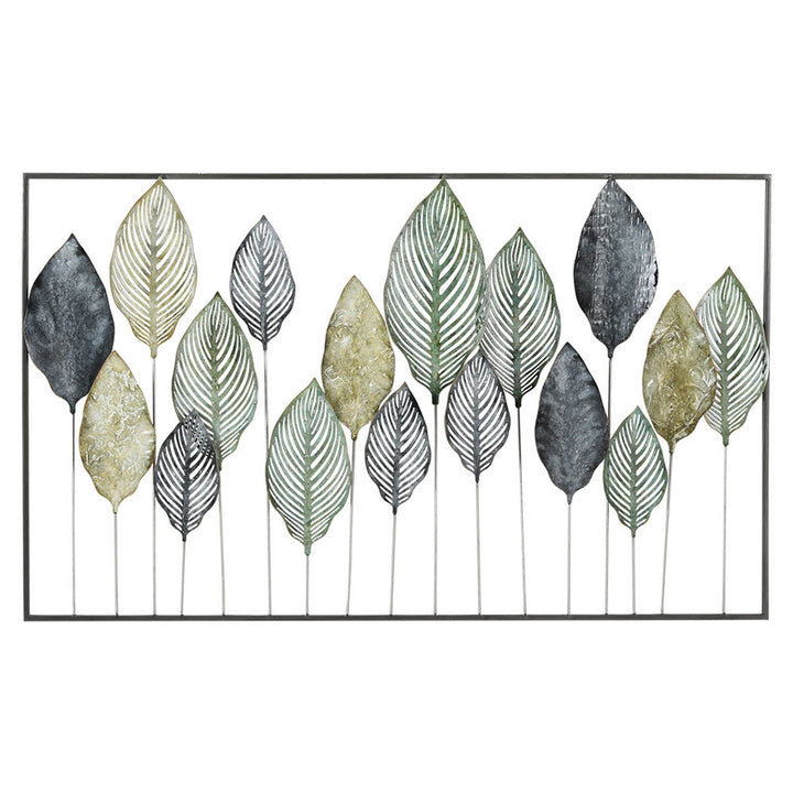 Artiss Metal Wall Art Hanging Sculpture Home Decor Leaf Tree of Life Framed - VogueDecor.au