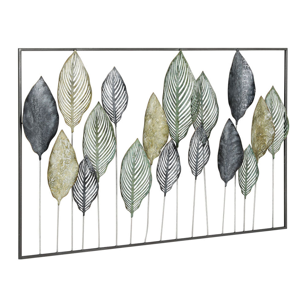Artiss Metal Wall Art Hanging Sculpture Home Decor Leaf Tree of Life Framed - VogueDecor.au