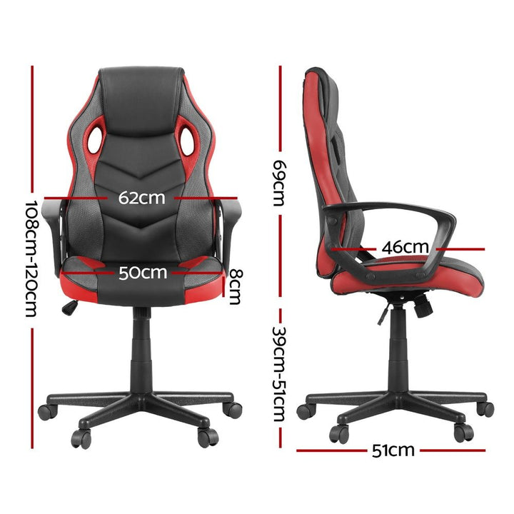 Artiss Gaming Office Chair Computer Chairs Red