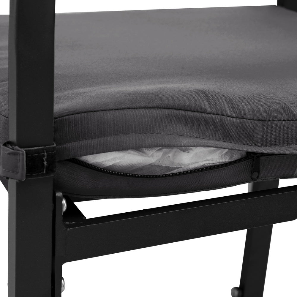 Gardeon Outdoor Bar Set 5-Piece Patio Dining Chairs Aluminium Table Stools - VogueDecor.au