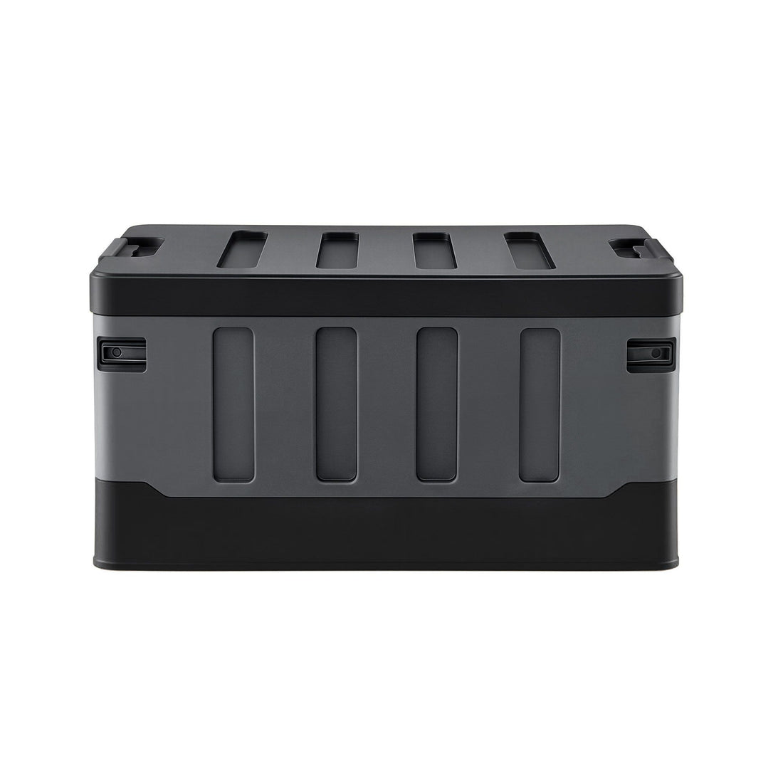 Gardeon Collapsible Outdoor Storage Box 60L Stackable Folding Camping Organizer Black