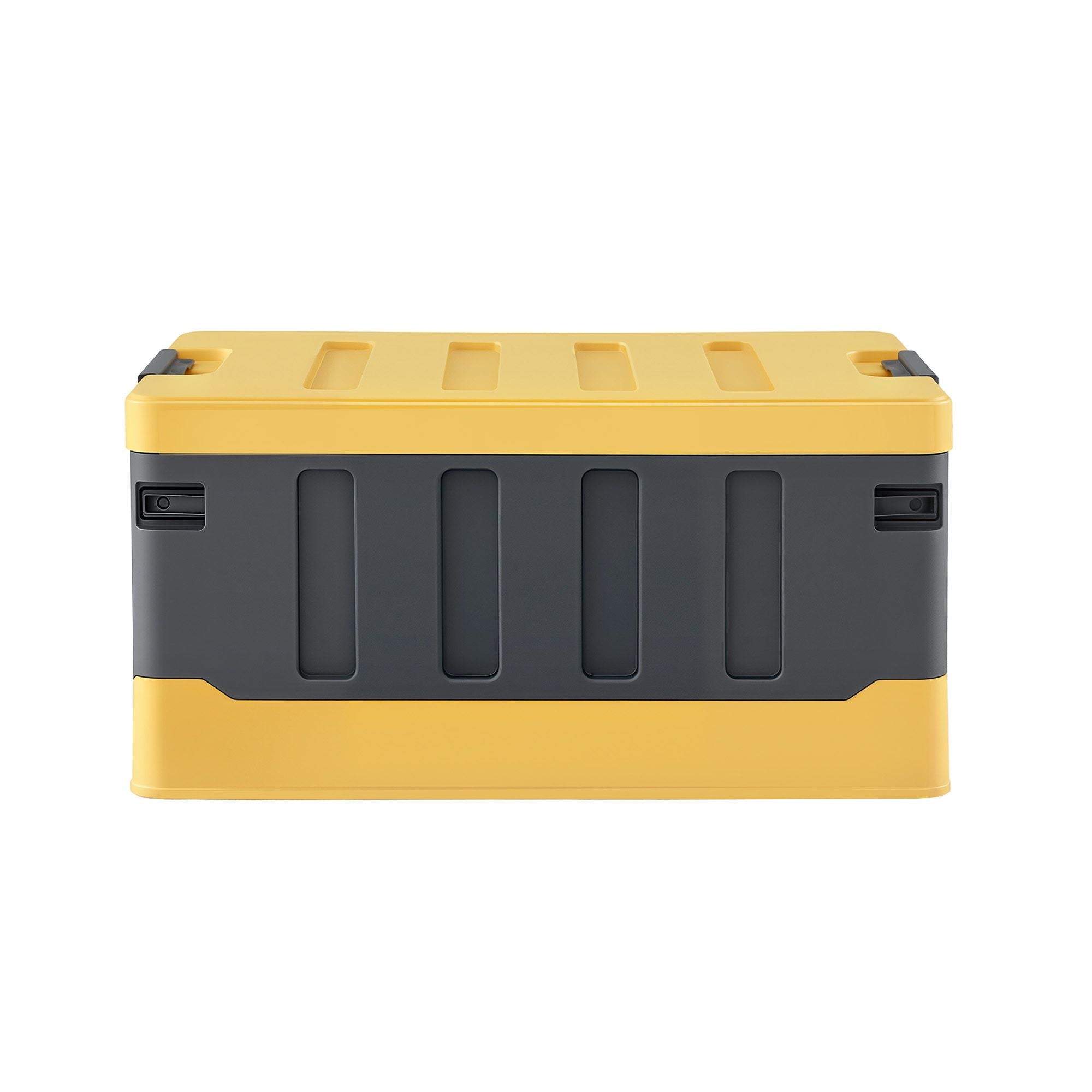 Gardeon Collapsible Outdoor Storage Box 60L Stackable Folding Camping Organizer Yellow
