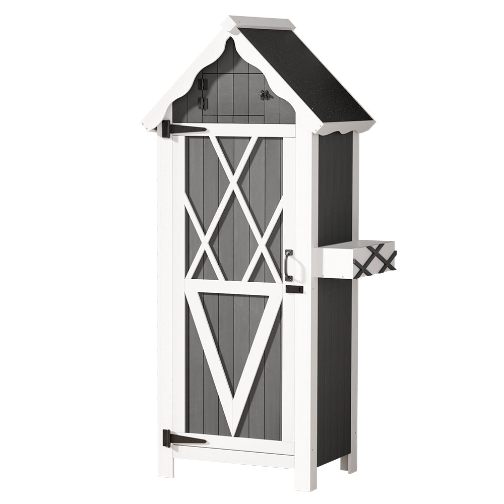 Gardeon Outdoor Storage Cabinet Shed Box Wooden Shelf Chest Garden Furniture - VogueDecor.au