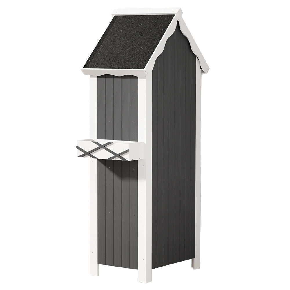 Gardeon Outdoor Storage Cabinet Shed Box Wooden Shelf Chest Garden Furniture - VogueDecor.au