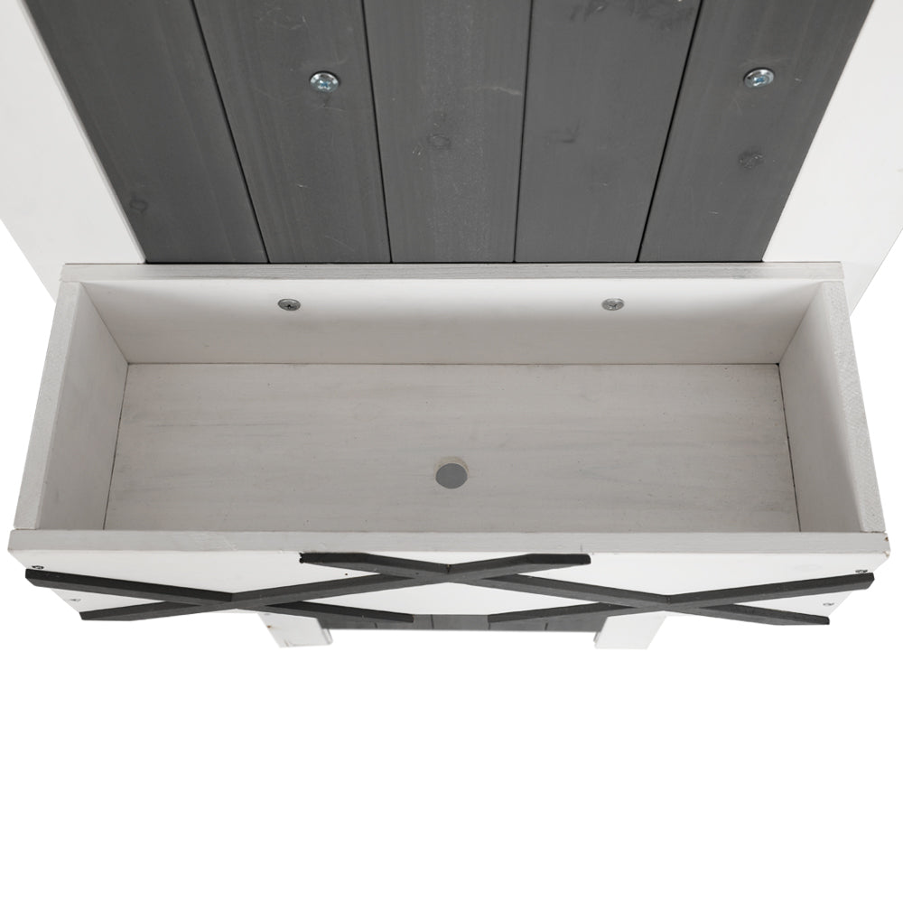 Gardeon Outdoor Storage Cabinet Shed Box Wooden Shelf Chest Garden Furniture - VogueDecor.au