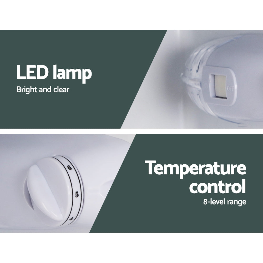 Glacio 100L Portable Fridge Freezer Bar Upright 12V/24V/240V Camping Caravan - VogueDecor.au