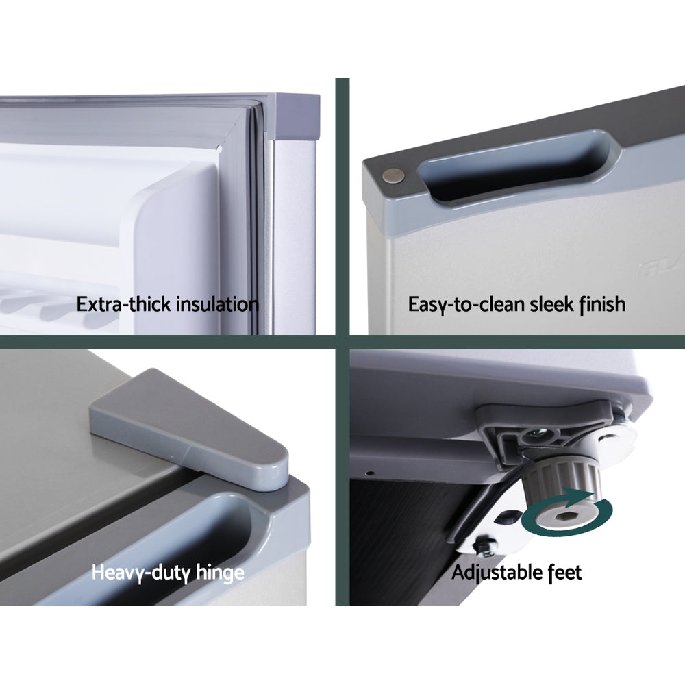 Glacio 65L Portable Fridge Freezer Bar Upright 12V/24V/240V Camping Caravan - VogueDecor.au