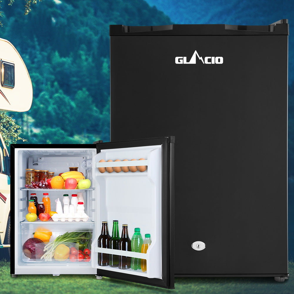 Glacio 80L Portable Fridge Freezer Bar Upright 12V/24V/240V Camping Caravan - VogueDecor.au