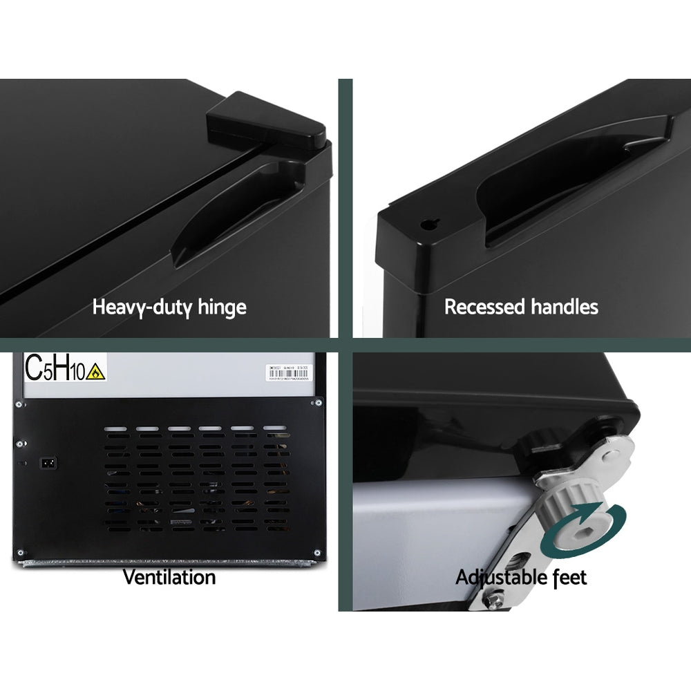 Glacio 80L Portable Fridge Freezer Bar Upright 12V/24V/240V Camping Caravan - VogueDecor.au