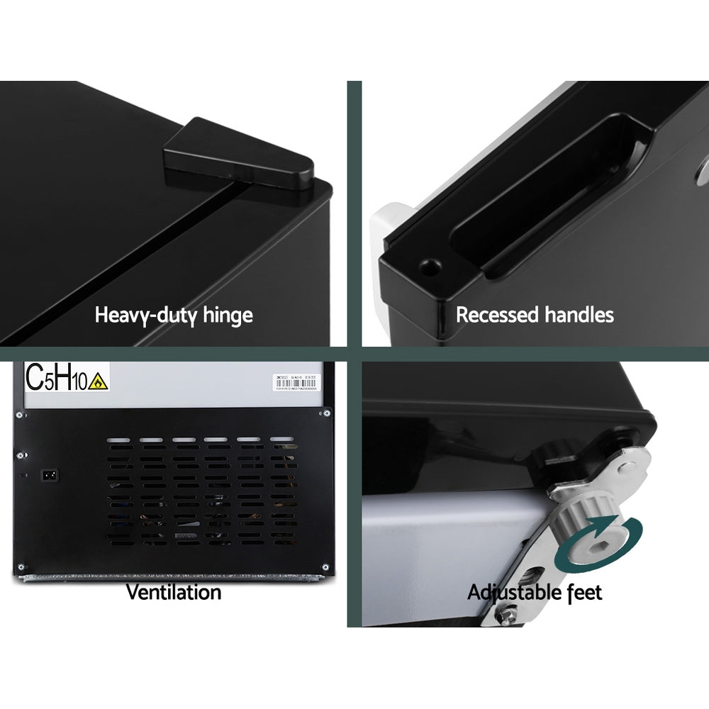 Glacio 90L Portable Fridge Freezer Bar Upright 12V/24V/240V Camping Caravan - VogueDecor.au