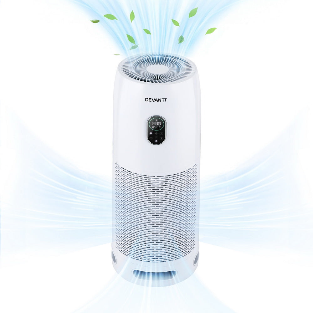 Devanti Air Purifier 4 Stage HEPA w/Replacement Filter - VogueDecor.au