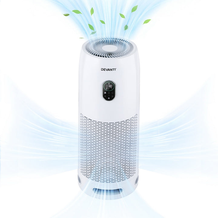 Devanti Air Purifier 4 Stage HEPA w/Replacement Filter - VogueDecor.au