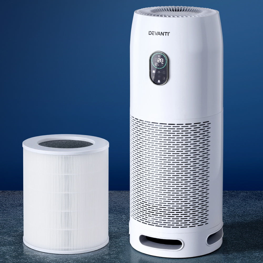 Devanti Air Purifier 4 Stage HEPA w/Replacement Filter - VogueDecor.au