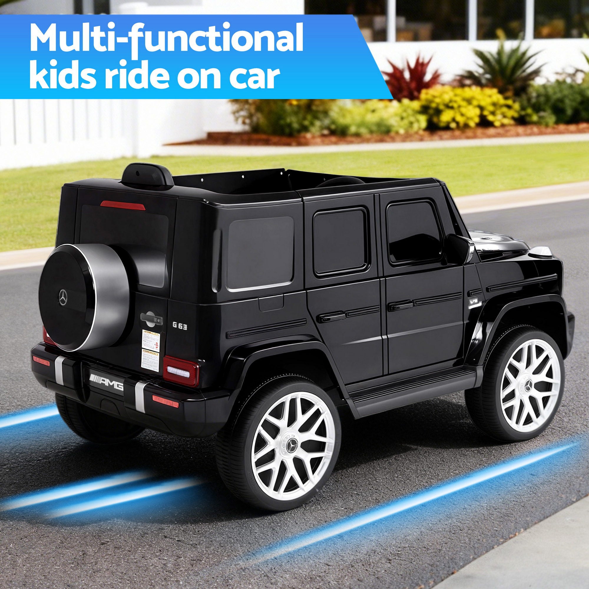 Kids Electric Ride On Car Mercedes-Benz Licensed AMG G63 Toy Cars 12V Black