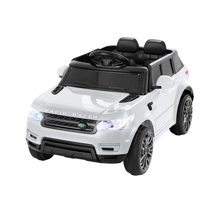 Rigo Kids Electric Ride On Car SUV Range Rover-inspired Cars Remote 12V White