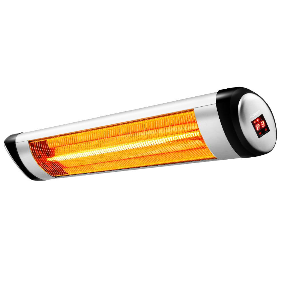Devanti Electric Strip Heater Radiant Heaters 1500W - VogueDecor.au