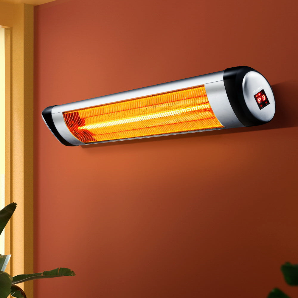 Devanti Electric Strip Heater Radiant Heaters 1500W - VogueDecor.au