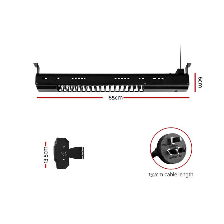 Devanti Electric Strip Heater Radiant Heaters 2000W - VogueDecor.au