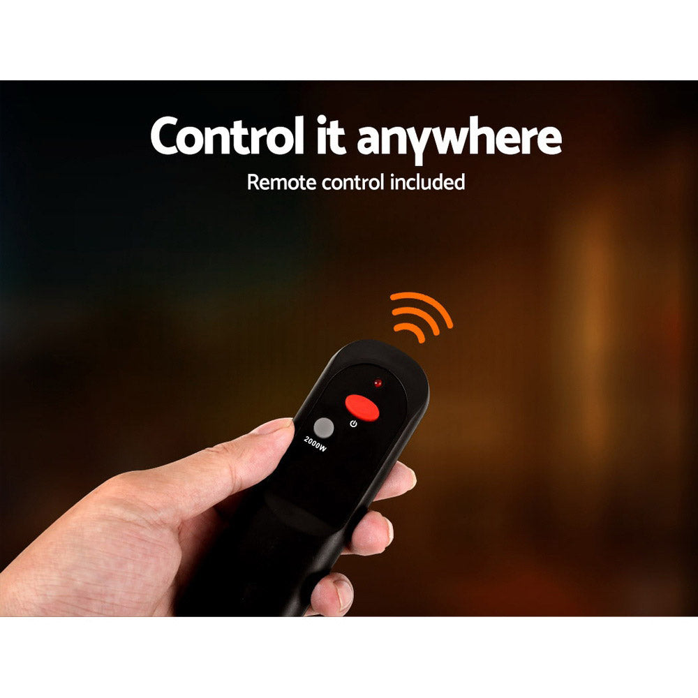 Devanti Electric Strip Heater Radiant Heaters 2000W - VogueDecor.au