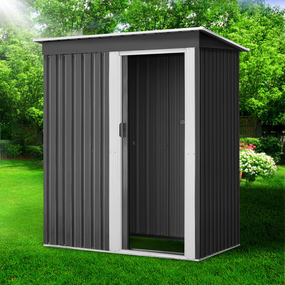 Giantz Garden Shed 1.62x0.86M Sheds Outdoor Storage Tool Workshop House Shelter Sliding Door - VogueDecor.au