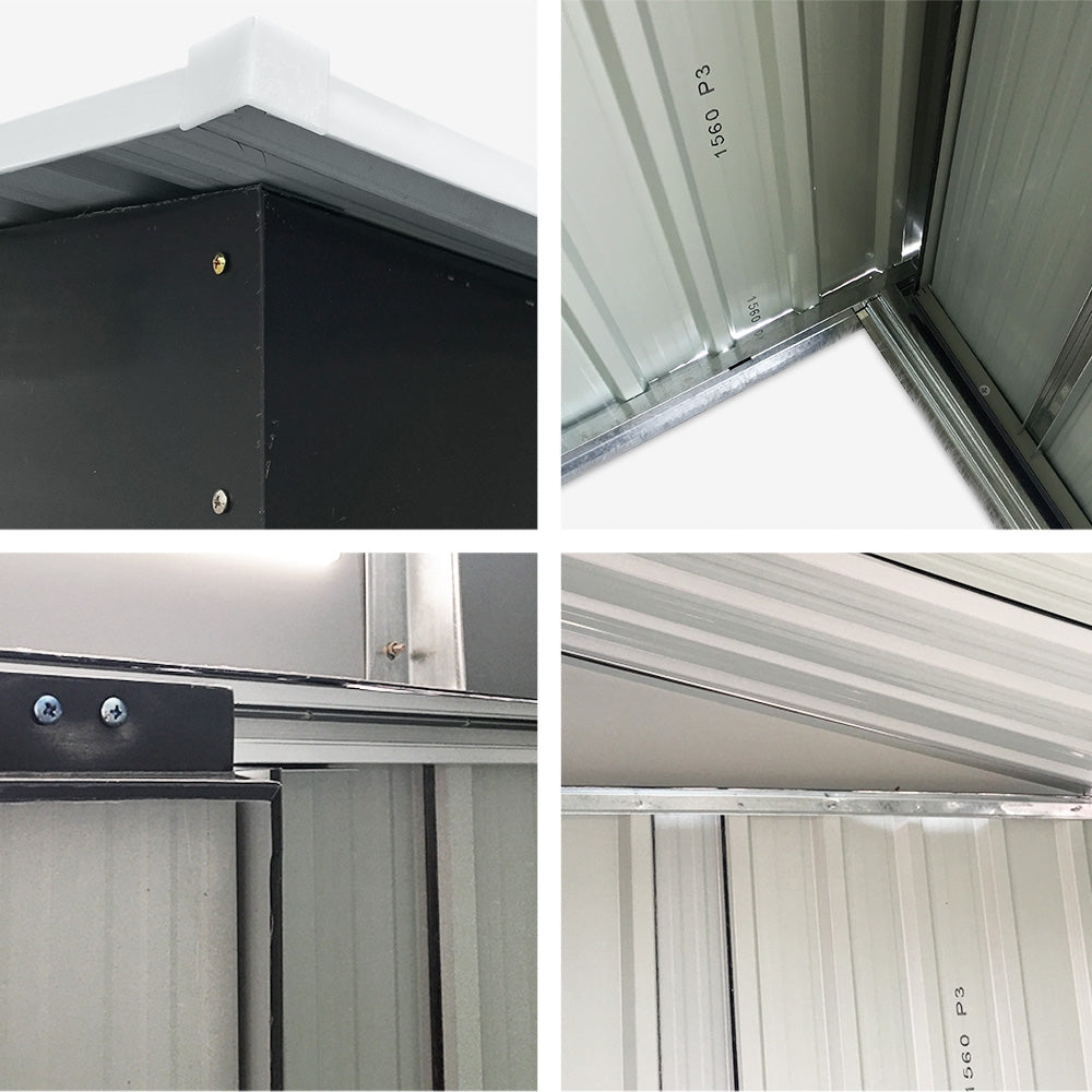 Giantz Garden Shed 1.62x0.86M Sheds Outdoor Storage Tool Workshop House Shelter Sliding Door - VogueDecor.au