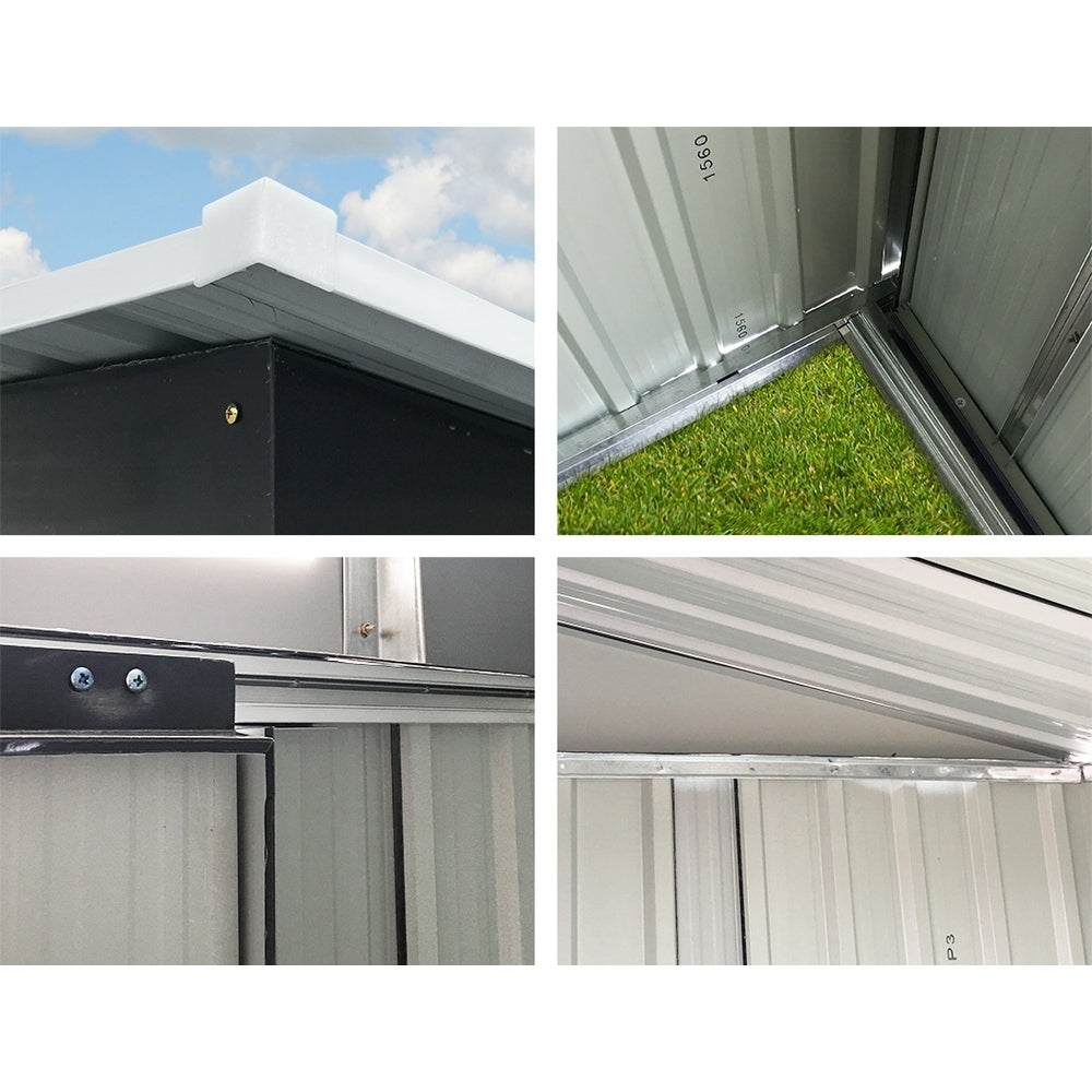Giantz Garden Shed 1.62x0.86M Sheds Outdoor Storage Tool Workshop House Shelter Sliding Door - VogueDecor.au