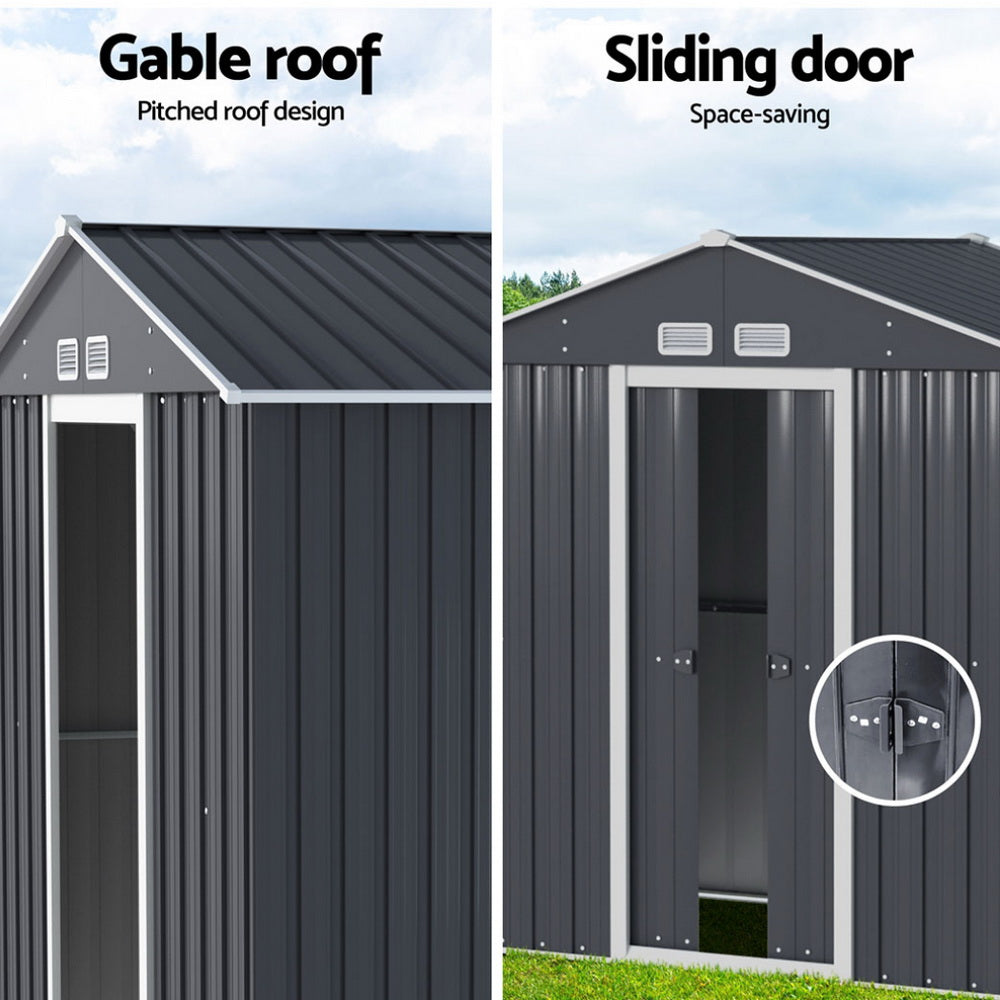 Giantz Garden Shed 3.22x1.96M Outdoor Storage Tool Workshop House Shelter - VogueDecor.au